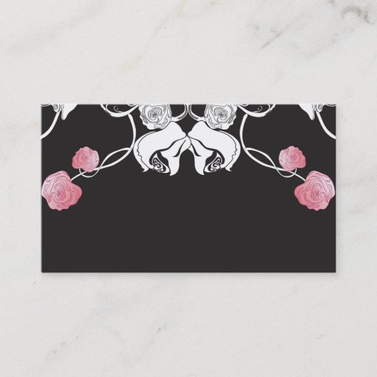 バラの名刺 名刺 (正面)