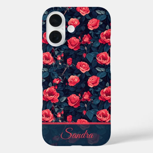 バラの名前のユニークなホリデーギフト Case-Mate iPhoneケース (裏面)
