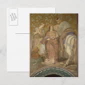 バラの奇跡， c.1855 ポストカード (正面/裏面)