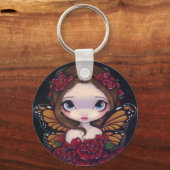 「バラの妖精」キーチェーン キーホルダー (正面)