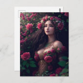 バラの姫 ポストカード (正面/裏面)