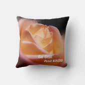バラの存在と知り感動的引用文 クッション (裏面)