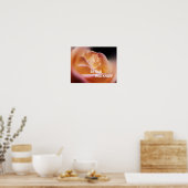 バラの存在と知り感動的引用文 ポスター (キッチン)