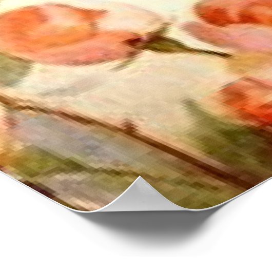 バラの座席表 ポスター (角)