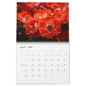 バラの庭カレンダー 薔薇 花 ギフト カレンダー (3月 2027)