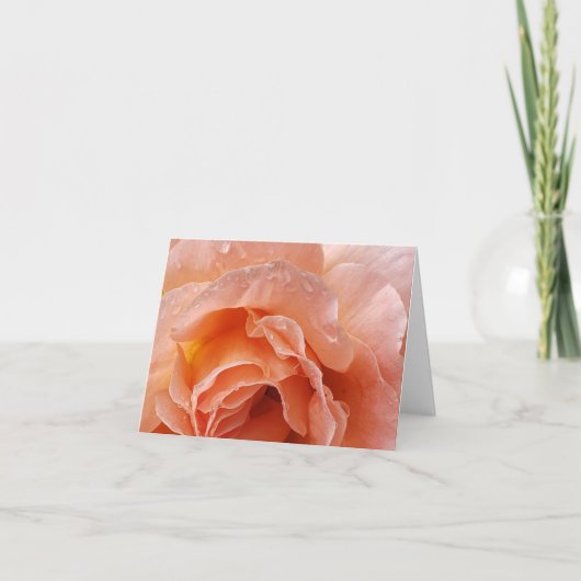 バラの後のギラギラギラnotecard サンキューカード (正面)