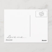 バラの愛を込めて ポストカード (裏面)