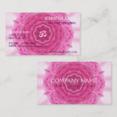 バラの曼荼羅、名刺 名刺 (正面/裏面)