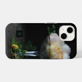 バラの植物画のiPhoneケース iPhoneケース (裏面横)