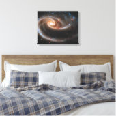 バラの渦巻銀河のキャンバスプリント キャンバスプリント (インサイチュ (寝室))