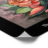 バラの火の妖精のポスターbyモリー・ハリソン ポスター (角)