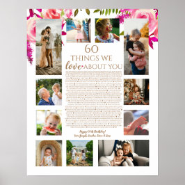 バラの理由なぜ私たちは愛する60の誕生日 ポスター