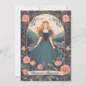 バラの眠り姫 招待状 (正面)