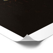 バラの窓の西扉の上に、シーンのデピック ポスター (角)