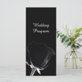 バラの結婚式 プログラムカード プログラム (スタンド正面)