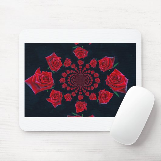 バラの美しい:フローラファンタジー マウスパッド (マウス)