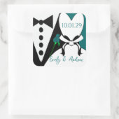 バラの色をイベントに合わせて変更！ スクエアシール (バッグ)