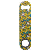 バラの花と金魚 スピード栓抜き (正面)