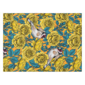 バラの花と金魚 テーブルクロス (正面(横))