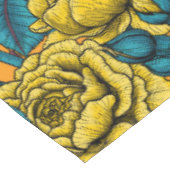 バラの花と金魚 テーブルクロス (アングル)