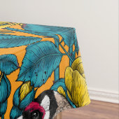 バラの花と金魚 テーブルクロス (インサイチュ)