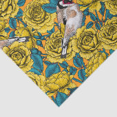 バラの花と金魚 薄葉紙 (詳細)