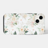 バラの花のガーデンパターン iPhoneケース (裏面横)