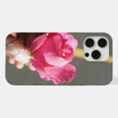 バラの花のスマホケース iPhoneケース (裏面横)