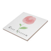 バラの花のラウンドクッションコーヒーマグの写真 タイル (側面)