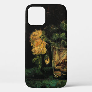 バラの花の入ったガラス瓶 ヴィンセント・ヴァン・ゴッホ iPhone 12ケース