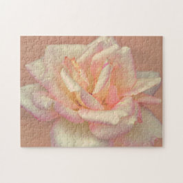 バラの花の芸術パズル（ソフトピンク） ジグソーパズル