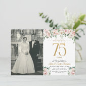 バラの花の75周年記念 招待状 (スタンド正面)