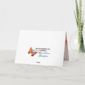 バラの花びらのハート-内部の詩-テンプレート カード (裏面)