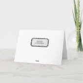 バラの花びらの結婚指輪 カード (裏面)