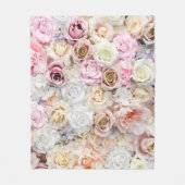 バラの花束1 フリースブランケット (正面)