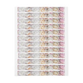 バラの花束1 ラップアラウンドラベル (シート)