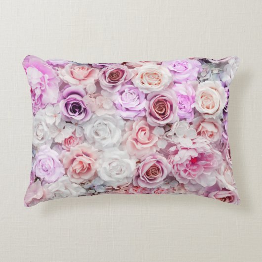 バラの花束2 アクセントクッション (正面)