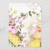 バラの花束4 サンキューカード (正面/裏面)