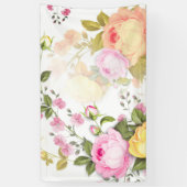 バラの花束4 横断幕 (縦)