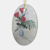 バラの花束 セラミックオーナメント (左)