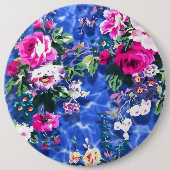 バラの花束 缶バッジ (正面)