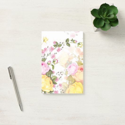 バラの花束 4 ポストイット (オフィス)