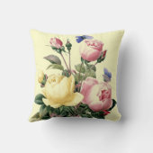 バラの花束Redoute クッション (裏面)