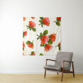 バラの花模様、ヴィンテージの背景。 タペストリー (インサイチュ(横))