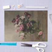 バラの花瓶バイエヴァゴンザレスティッシュペーパー 薄葉紙 (クラフト)