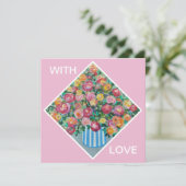 バラの花瓶 カード (スタンド正面)