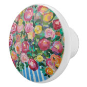 バラの花瓶 セラミックプル セラミックノブ (右)