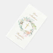 バラの花輪 ゴールド 洗礼式 教会の子供の洗礼 (コーナー)