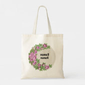 バラの花輪 トートバッグ (裏面)