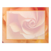 バラの花/アプリコットピーチ/クローズアップ写真 ノートパッド (正面)